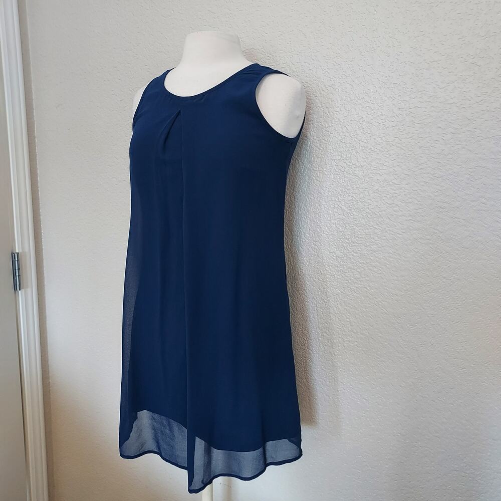 As U Wish Royal Blue Shift Dress Size Small - Picture 5 of 13
